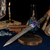 Lazuli Glintstone Sword Replica | Elden Ring Sorcerer Weapon | 30cm Model